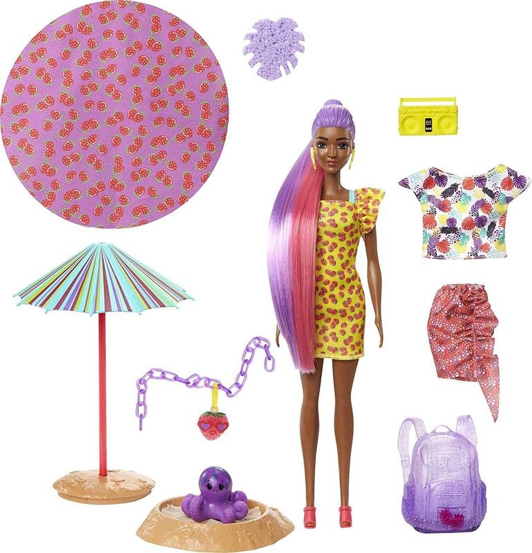 Barbie Color Reveal With Strawberry Foam Dondino