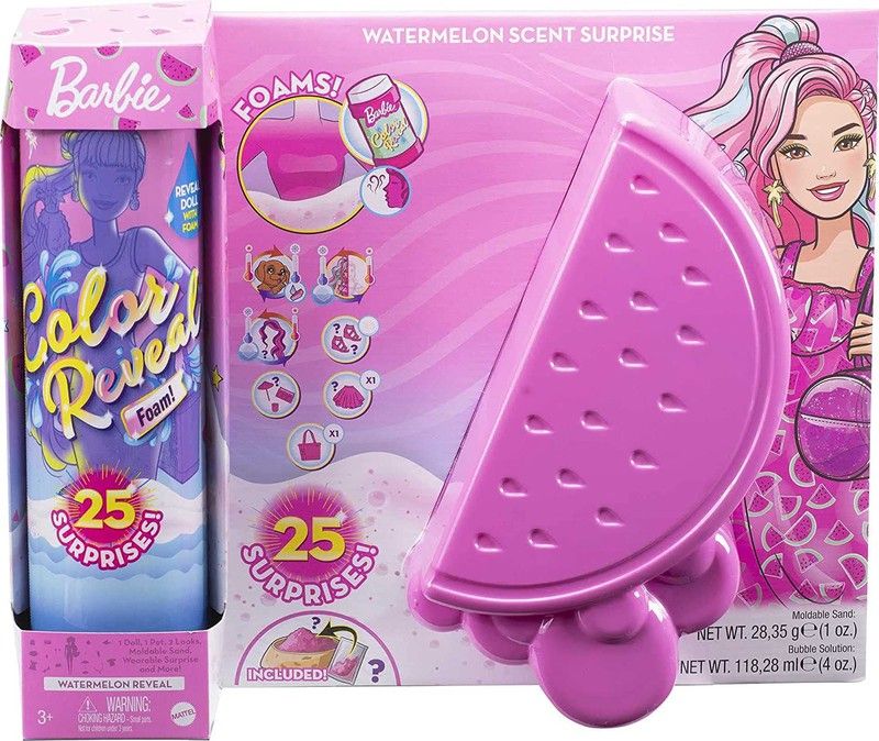 Barbie Color Reveal With Watermelon Foam Dondino