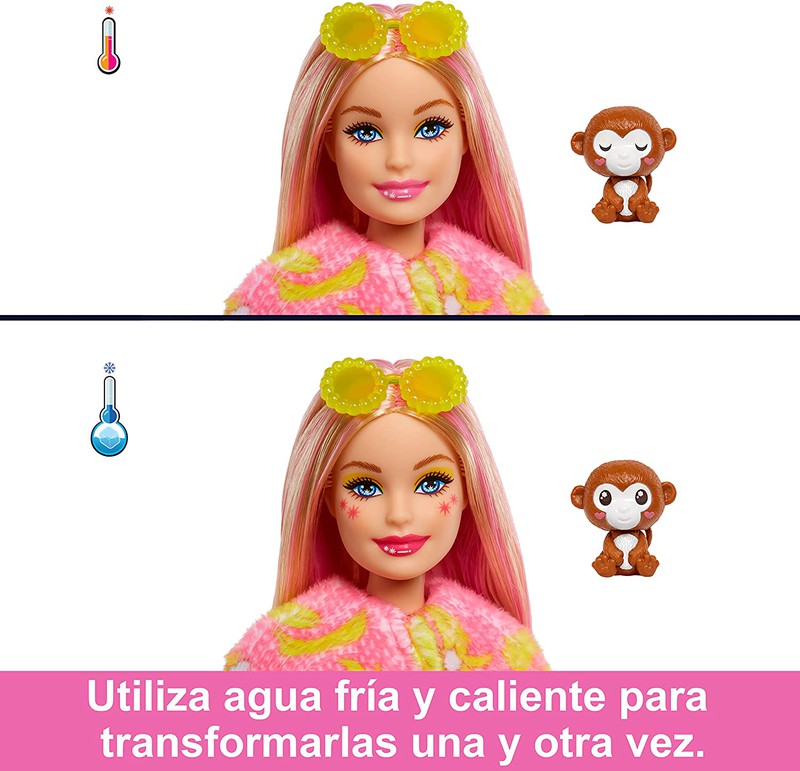 Barbie Cutie Reveal Serie Amigos De La Jungla Mono — DonDino juguetes