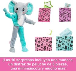 BARBIE CUTIE REVEAL SERIE AMIGOS JUNGLA ELEFANTE
