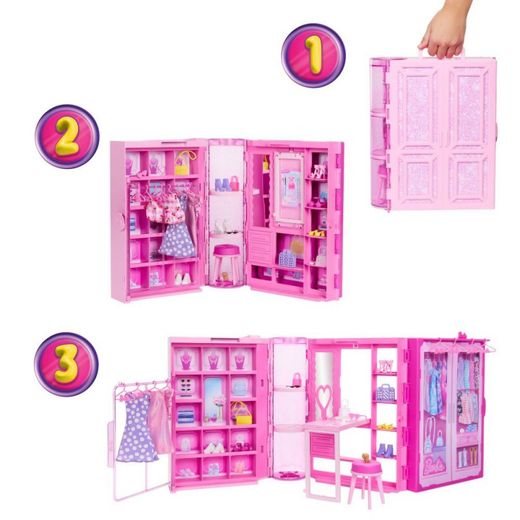 BARBIE DREAM CLOSET CONJUNTO Y ACCES