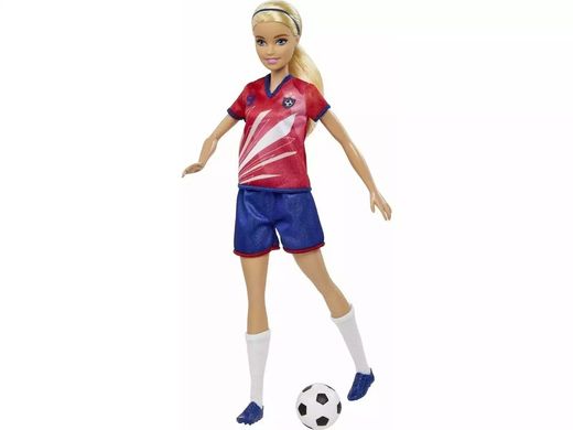 Barbie Futbolista Camiseta Roja