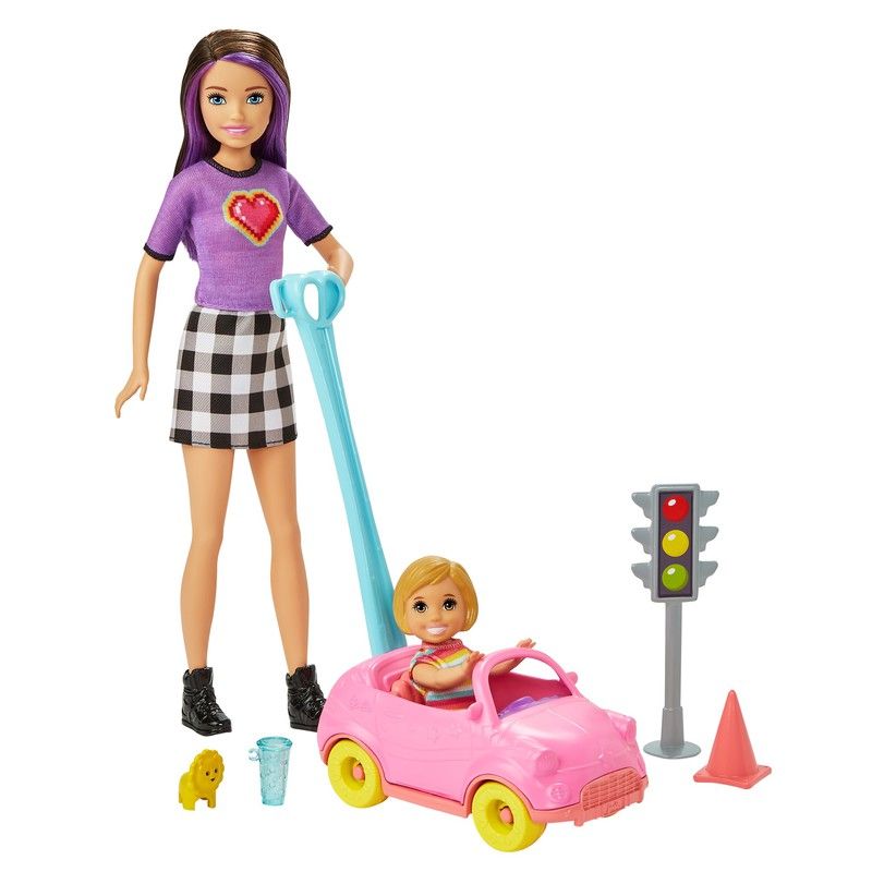 Barbie Skipper Muñeca Con Coche De Juguete — DonDino juguetes