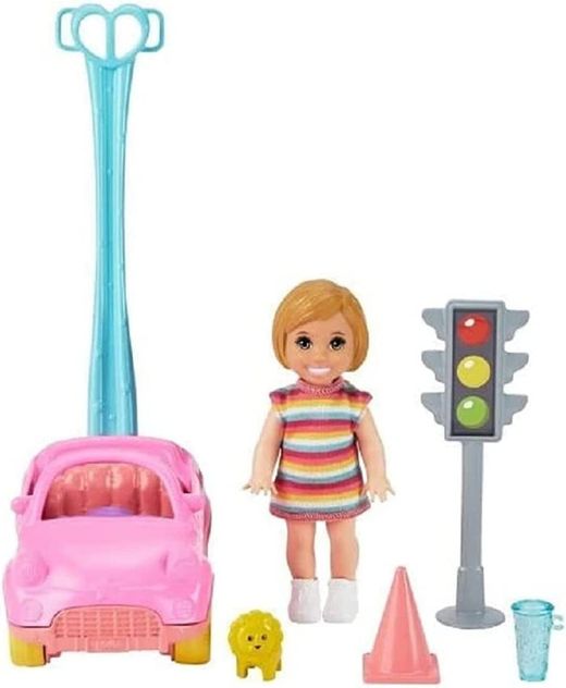 Barbie Skipper Muñeca Con Coche De Juguete