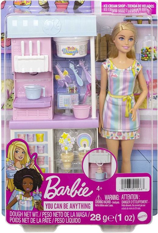 Barbie Y Su Heladería Muñeca Rubia