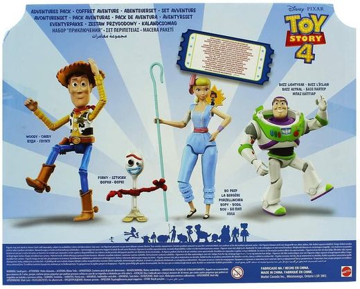 Pack 4 Figura Basicas Toy Story 4
