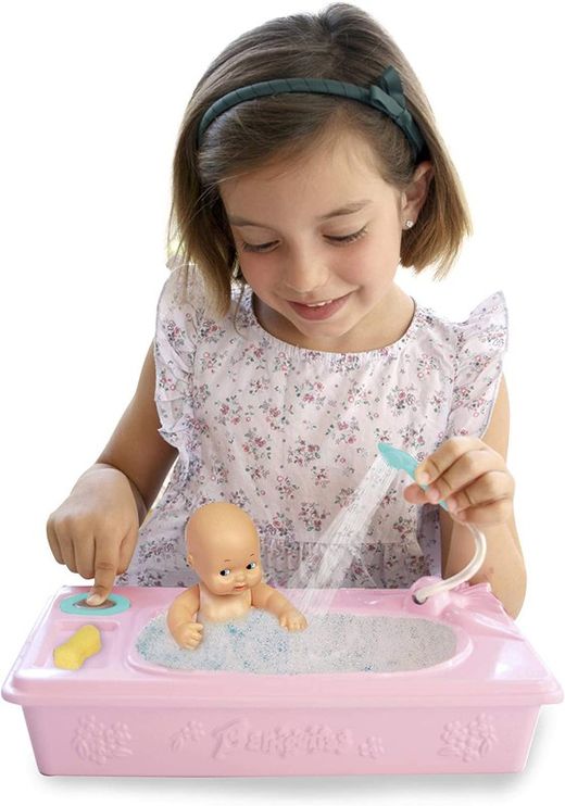 Barriguitas. Baignoire avec figurine de bébé