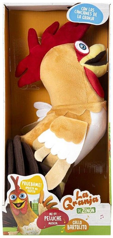 Granja De Zenon La Gallo Bartolito 14 Peluches Para