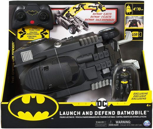 Lancement et défense de la Batmobile par radiocommande