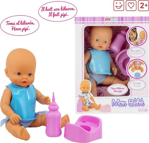 Baby With Bottle Pees