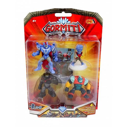 Blister 4 Figuren Gormiti 5cm (12 Modelle)