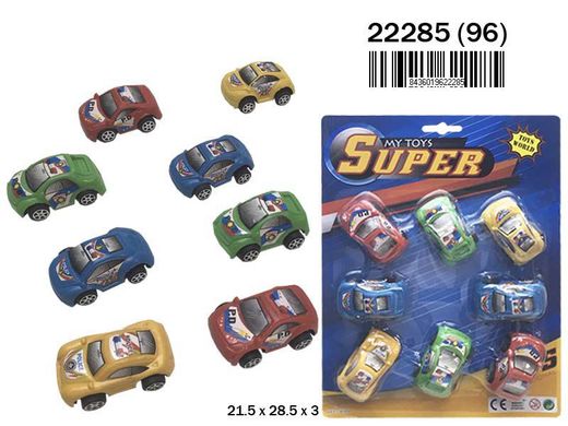 Blister 8 Coches
