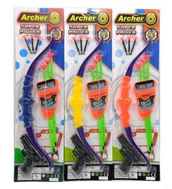 BLISTER ARCO FLECHAS C/PISTOLA Y ESPOSAS