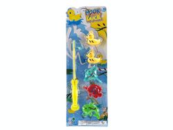 BLISTER CAÑA PESCAR 3 PECES, 2 PATITOS