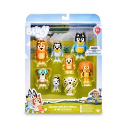 Bluey- Pack 8 Figuras