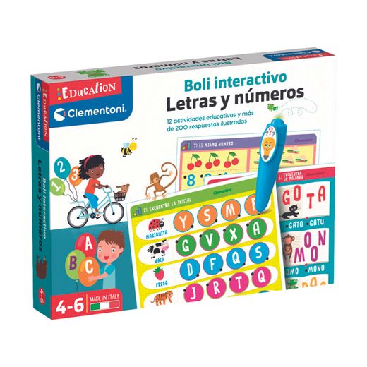 BOLI INTERACTIVO LETRAS Y NUMEROS