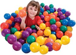 Sacchetto 100 palline 6,5 cm +2