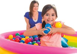 Sacchetto 100 palline 6,5 cm +2