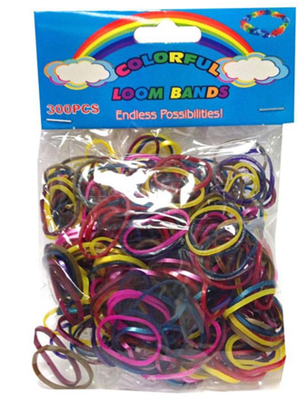 Bolsa 300 gomas pulseras — DonDino juguetes
