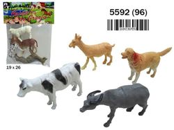 Saco 4 animais de fazenda