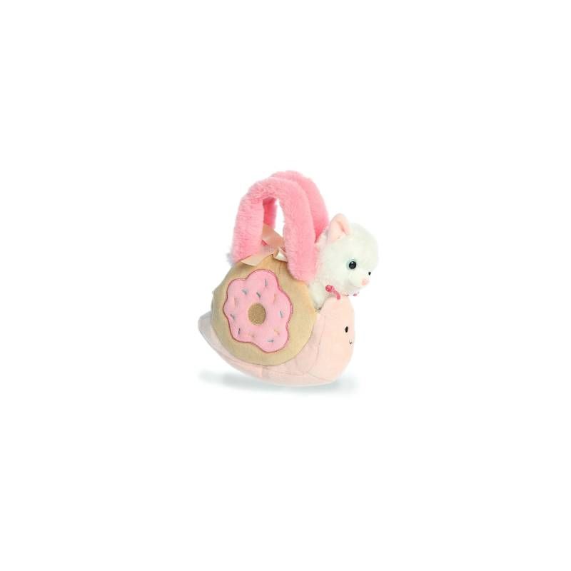 BOLSO CARACOL DONUT GATO 21 CM