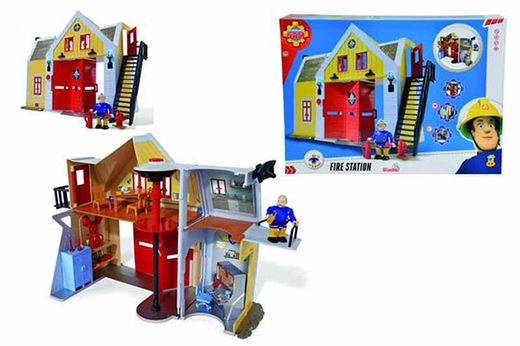 Bombero sam estacion con Figura