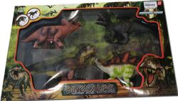 Doos 4 Dinosaurussen 23 cm Sound