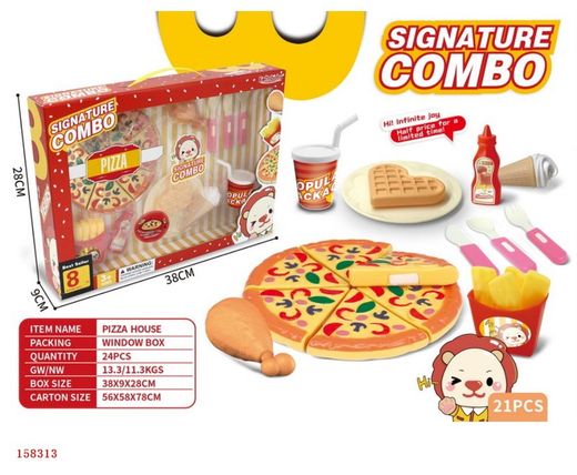 Caja Pizza House 21 Pcs.