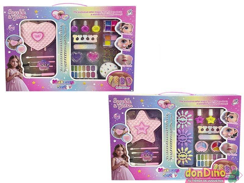 CAJA MAQUILLAJE BOLSO ACCES ESTRELLA/CORAZON