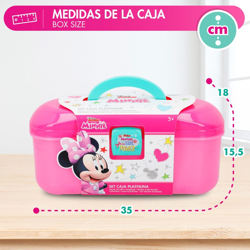 Disney 77185 Kit de estuche de plastilina Minnie con 4 Botellas  de 2.01 oz Accesorios y esterilla : Juguetes y Juegos