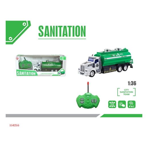 CAMION DE LIMPIEZA R/C 1:36