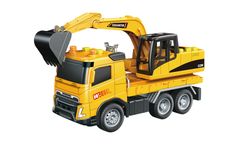 CAMION GRUA 1:32 C/EXCAVADORA