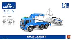Camion Grua Con Coche esc. 1:16