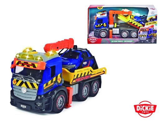 LKW-Kran Mercedes Licht / Sound 26 Cm.
