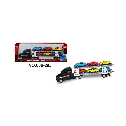 Transport de camions 6 voitures 1/48 esc