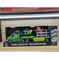 CAMION TRANSP DINOS C/HELICOPTERO 1:12