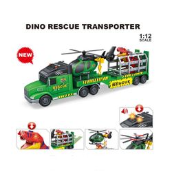 CAMION TRANSP DINOS C/HELICOPTERO 1:12