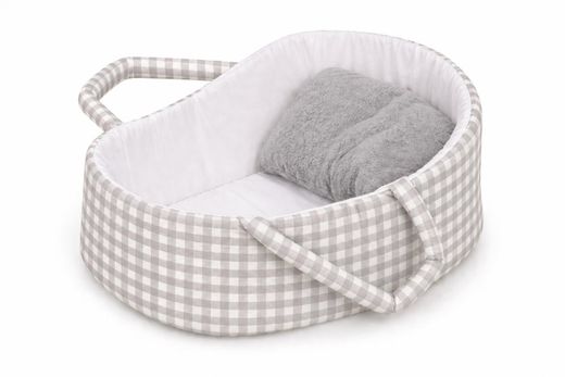 CAPAZO VICHI GRIS 42-46 CM CON COJIN EN BOLSA