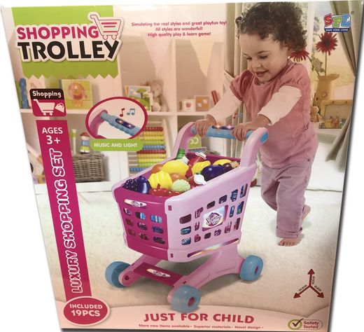 CARRITO SUPERMERCADO 19PCS