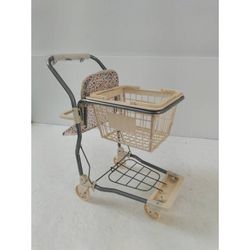 CARRO COMPRA C/SILLA MUÑECA EST.BEIGE