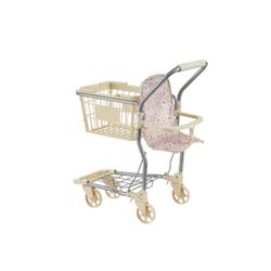 CARRO COMPRA C/SILLA MUÑECA EST.BEIGE