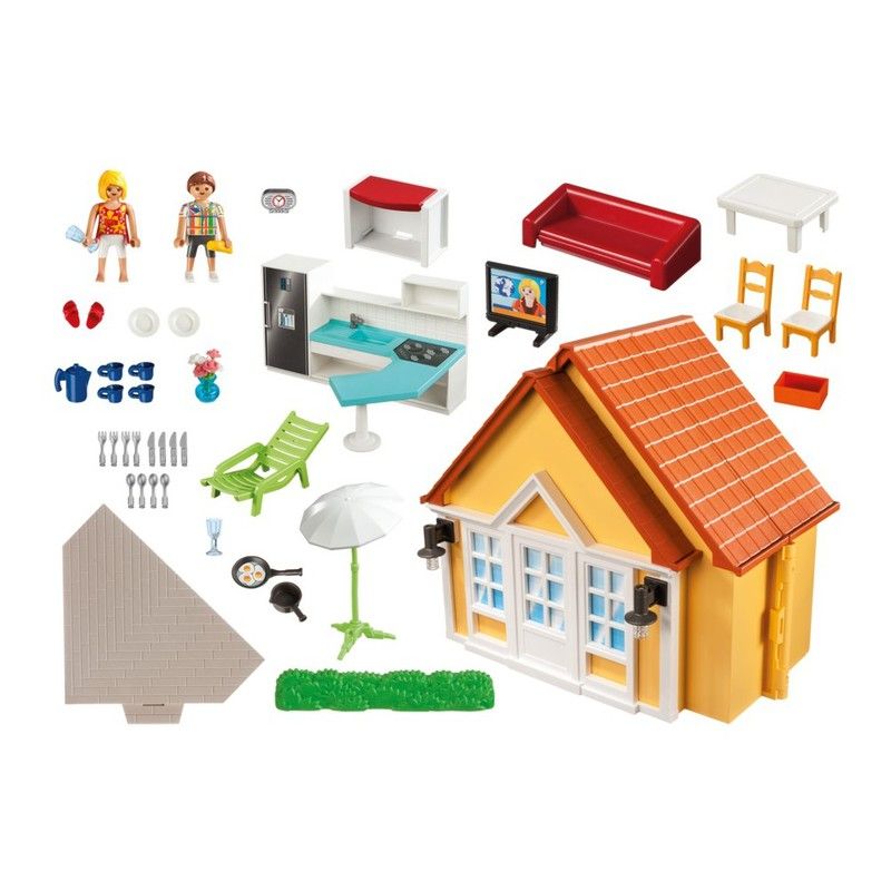 Playset La Casa Maletin De Playmobil Mancuernas Caseras Casa