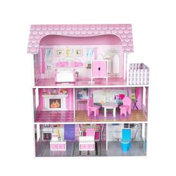 CASA MUÑECAS C/ACCES 62x27x70 MADERA