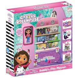 Casa Muã‘Ecas Gabby Diy Clay Cats & Dollhouse Set