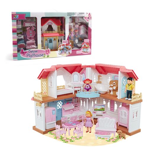 CASA DELUXE PLAYHOUSE  LUZ-SONIDO C/ACCESORIOS