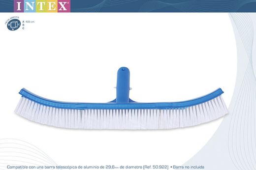 Gebogen borstel voor wand 406mm