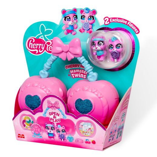 CHERRY PETS - CHERRY HOUSES - HAMSTER TWINS