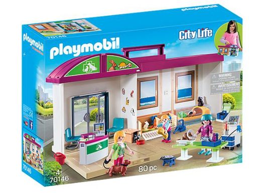 City Life Maletin Clínica Veterinaria Playmobil
