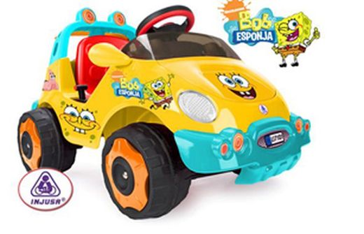 Coche bubble bob esponja 6V.