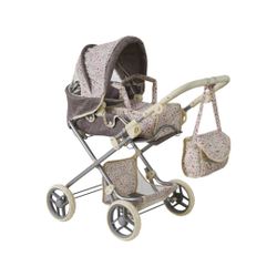 COCHE CAPOTA C/BOLSO ESTAMPADO BEIGE